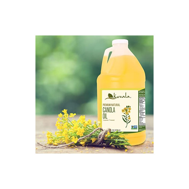 Kevala Canola Oil - Delicate Oil for Cooking and Baking