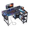 ODK 40 Inch Small L Shaped Gaming Computer Desk with