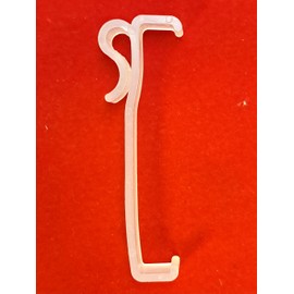 Qty 8. Valance Clip for Wood, Faux Wood, Venetian Blinds (3.0" Clip)
