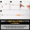 GURADESIGN 32.2FT Fiberglass Running Electrical Wire Cable Glow Rods Wire