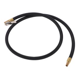 INFINAUTO Tire Inflator Extension Tube 39.37inch M8x0.8 7.8mm ID for Car Motorcycle Bicycle Air Pump Extend Hose Adapter Tire Valve Nylon Black Durable