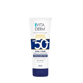 Vitaderm Protector Solar Corporal FPS 50 | Ultra Protección contra Rayos UV, Resistente al Agua, Libre de Parabenos y No Grasoso | Bloqueador Solar de