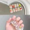 Handmade Nail Tip, Strawberry, 3D Nail Art, False Nail Design,