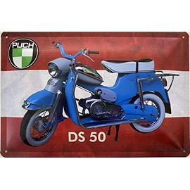Deko7 Tin Sign 30 x 20 cm Puch DS 50 Austria Logo