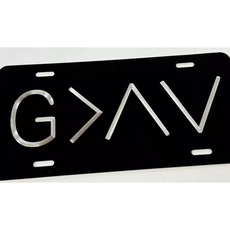 Diamond Etched Products God Is Greater Than The Highs &