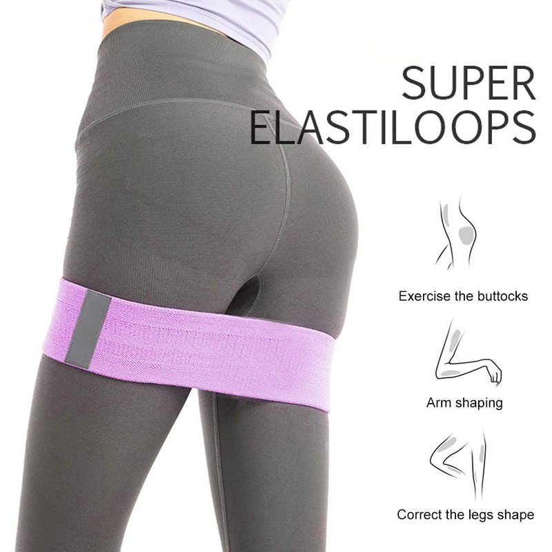 3 Pcs Fabric Resistance Bands for Working Out, Booty Bands