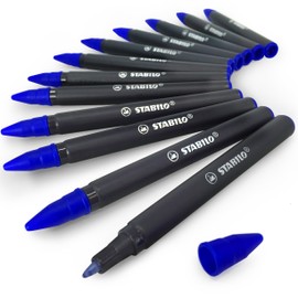 Stabilo Easy Start Ballpoint Pen Refills 0.5mm Blue 4 Packs (12 Pack)