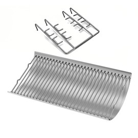 Shengyongh SS03508 27 inches Steel Ash Pan with Wire Grate for Char-Griller 1224 1324 2121 2222 2727 2828 2929, for Charbroil 17302056