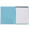 JAM PAPER Plastic Padfolio - 9 1/2 x 12 1/4