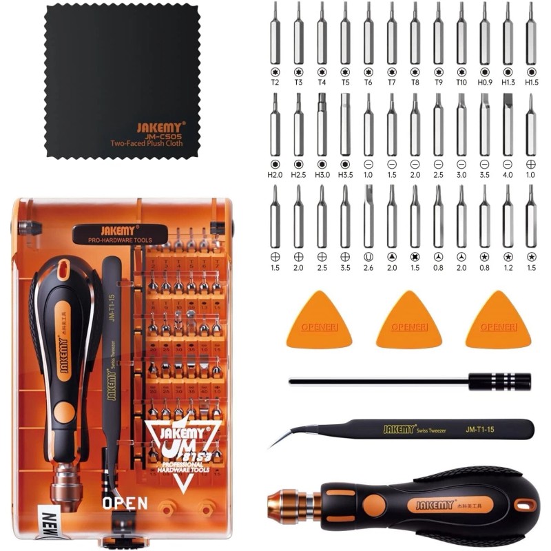 JAKEMY Screwdriver Set By JAKEMY, 43 in 1 Precision Screwdriver