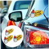 SUPVOX 3pcs Safety Car Sign Reflective Warning Sticker Car Tail