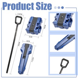 MDFULXG Bey-Blade x Launcher, Bey-Blade X Starter, Speed Starter, Blue