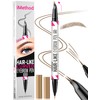 iMethod Curved Eyebrow Pencil, Eyebrow Pencil, 2-in-1 Dual-Ended Eyebrow Pencil