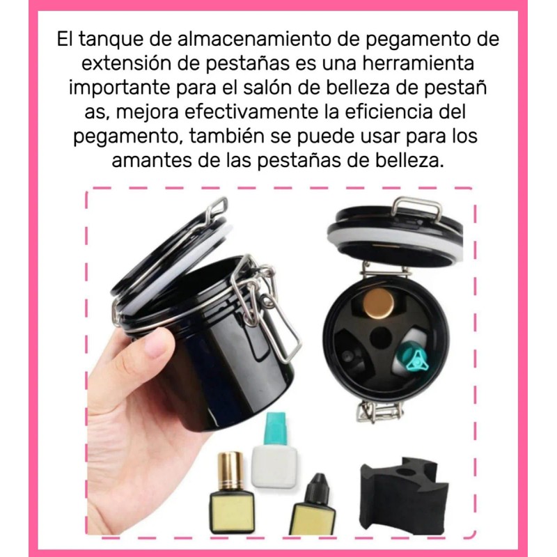 Tanque De Almacenamiento Para Pegamento,extensión,pestañas