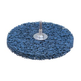 HARFINGTON Paint Stripping Disc Drill Attachment 6" x 1/2" with 1/4" Shaft Strip Clean Discs for Angle Grinder Clean and Remove Paint Coating Rust, Blue