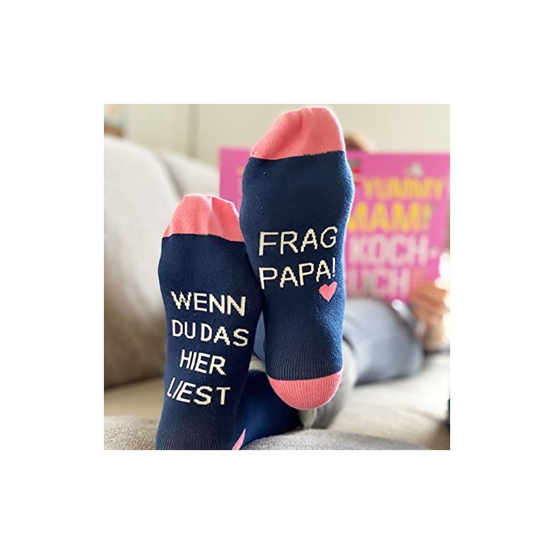 Geschenk Auszeitsocken ‚ÄûMama braucht mal Pause!‚Äú (39-42)