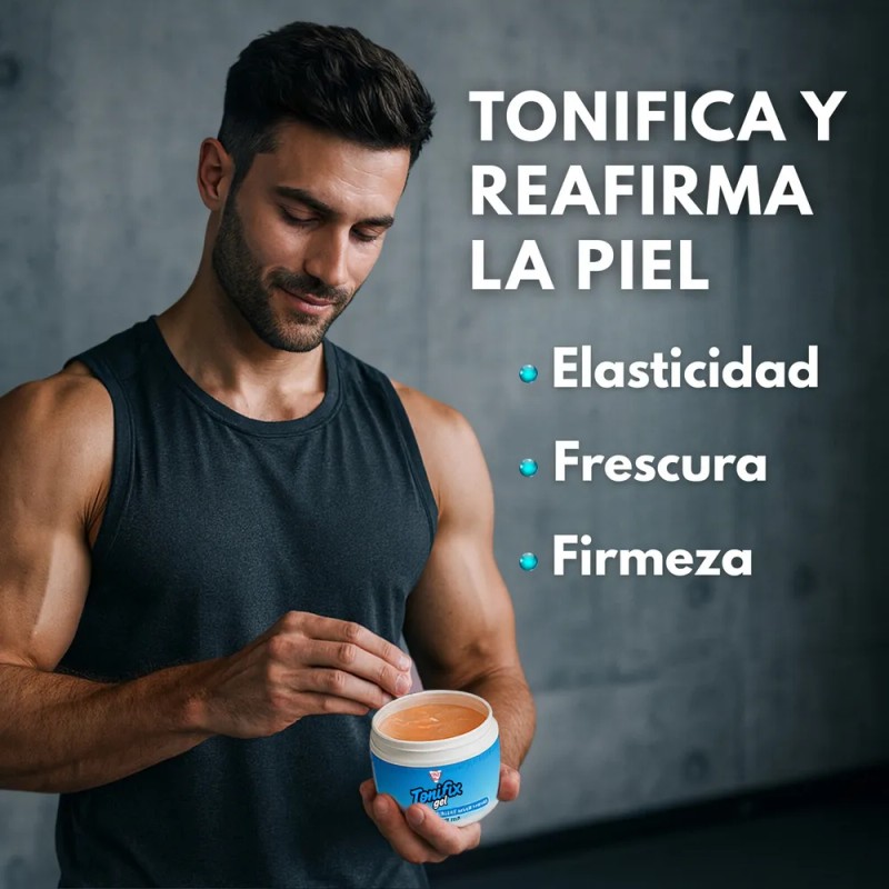 Gel Reductor Tonificante Con Cafeína, Centella Y Rusco 250ml Mentol