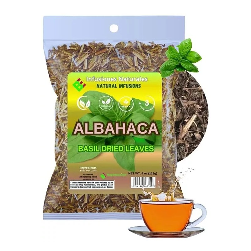 B-Experts Store Albahaca Seca para Té y Condimento (Dried Basil