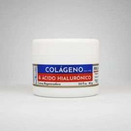 Crema Regeneradora Acido Hialuronico Colageno Vitamina 80gr