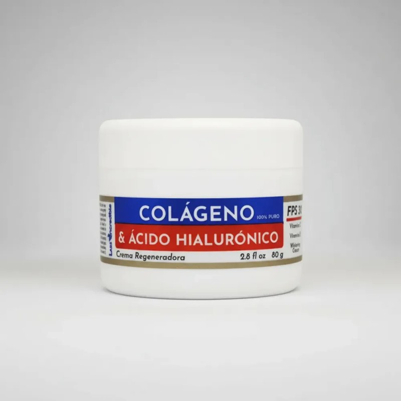 Crema Regeneradora Acido Hialuronico Colageno Vitamina 80gr