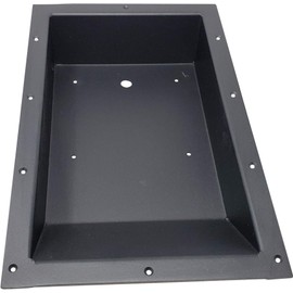 R&R Design Recessed Easy Boat Trolling Motor Pan, Powder Coated Aluminum Foot Pedal Control Tray