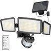 Ensenior 5 Motion Sensor Modes Solar Security Light, 1800LM 270°