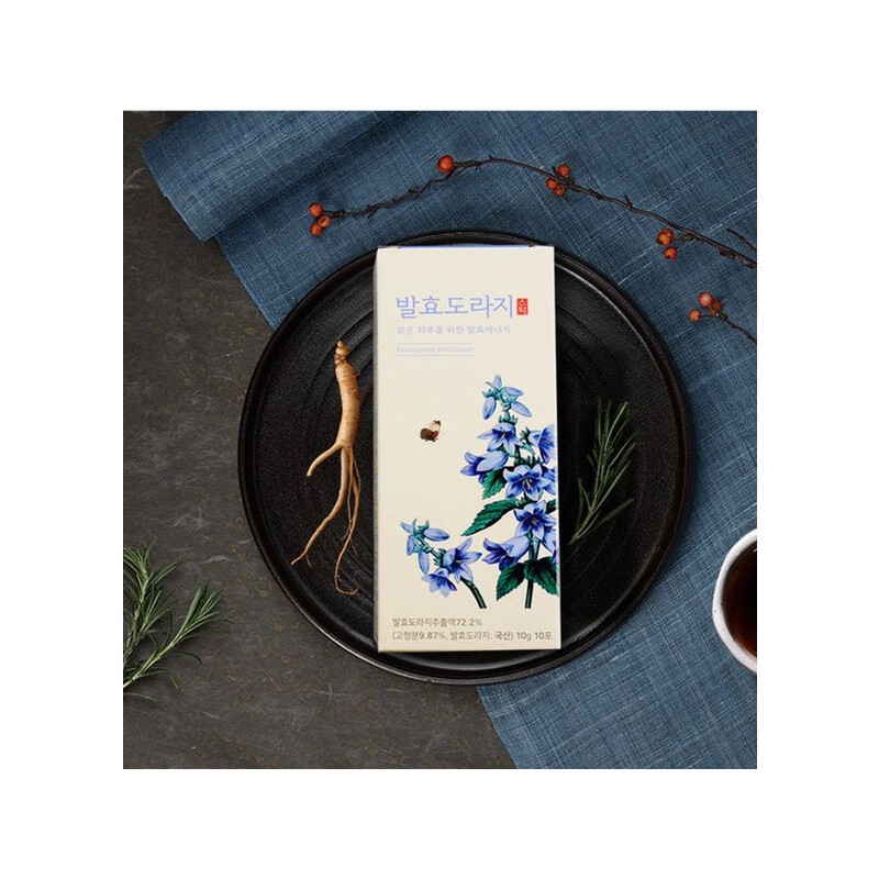 토종원 발효 도라지스틱 12g 30포 흑도라지청 진액 스틱 Native Herb