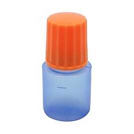 Emi Chemical Eyepiece Container NoBell No. 1 (Unsterilized), 5CC (100 Ponyl), Body: Cobalt Cap: Orange