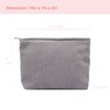 PAZIMIIK Makeup Bag Large Zipper Corduroy Make Up Pouch for