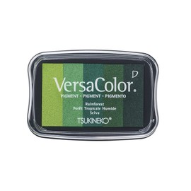 Rayher Versacolor Ink Pad 5 Colours Green Tones 4.7 x 7.5 cm