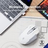 Uineer Wireless Mouse,[Upgraded] Rechargeable 2.4GHz (Battery Level Visible) Ergonomic Computer