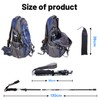 Hiking Walking Trekking Pole - Lightweight Aluminum Ergonomic EVA Handles,