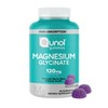 Qunol Magnesium Glycinate Gummies, 120mg of Magnesium Glycinate, High Absorption,