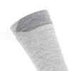 SEALSKINZ Unisex Waterproof All Weather Mid Length Sock, Grey/Grey Marl,