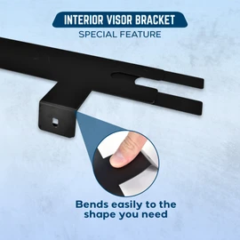 Ultra Bright Lightz Interior Visor Bracket with Extension for Full Size SUVs and Trucks
