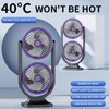 Desk Fan, Rechargeable Portable Fan With 360 ° Rotate Head,