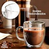 Baricoffee Set de 4 Tazas de Cafe Bonitas Set Moderno,