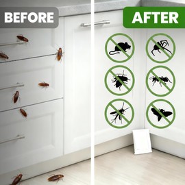 Eco Defense Pest Control Pouches - All Natural - Repels Rodents, Silverfish, Spiders, Roaches, Ants, Squirrels, & Other Pests