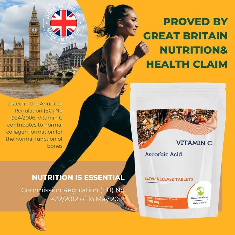 Vitamin C 500mg Slow Time Release Ascorbic Acid 7 Tablets