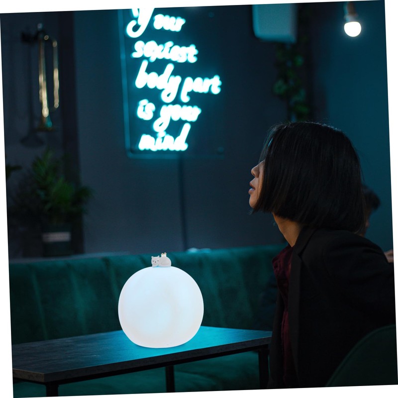 BIUDECO USB Charging Night Lamp Small Moon Night Light USB