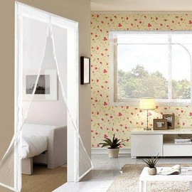 PVC Transparent Windproof Vinyl Curtain for Front Doors & Windows - Draft Stopper AG Vinyl Entrance Curtain 200x240cm