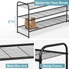 AOODA Long 3 Tier Metal Shoe Rack for Closet Wide