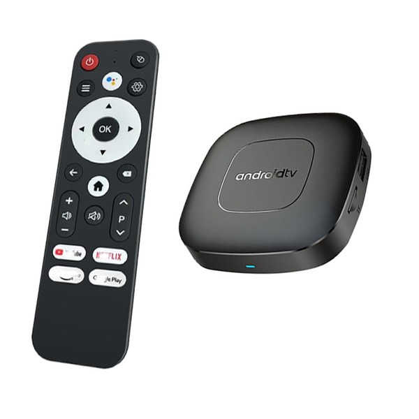 T1 Deluxe Edition Android 14.0 ATV Box Quad-Core WiFi6 2.4G/5.8Ghz