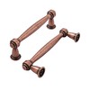 khtumeware 10 Pack 3-3/4 Inch(96mm) Antique Copper Cabinet pulls Kitchen