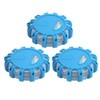 3pcs LED Road Flares Light 9 Modes Waterproof Shock Resistant