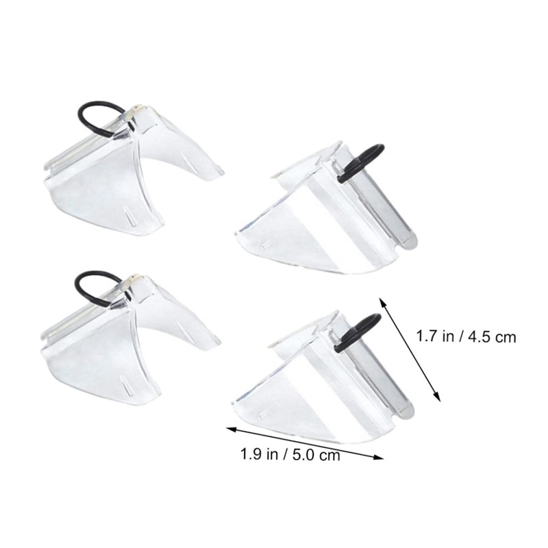WHAMVOX 2 Pairs Glasses Side Shield Side Protectors for Eye