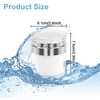 Pack of 3 Airless Pump Jars, 50 ml/50 g, Cream