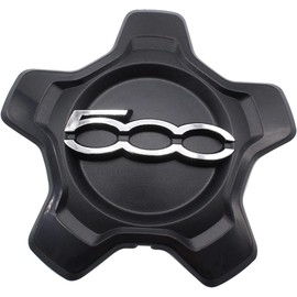 SHLPDFM Hub Cap Wheel Hub Cap for F-i-a-t 500X 735626312 Glossy Black
