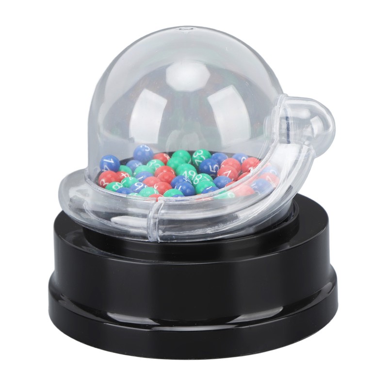 Electric Shake Lucky Ball Machine Mini Lottery Machine Portable Fortunate