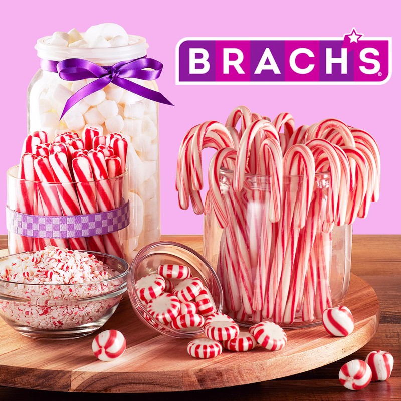 Brach's Peppermint Crushed Candy Cane Pieces, Baking and Decorating Candy